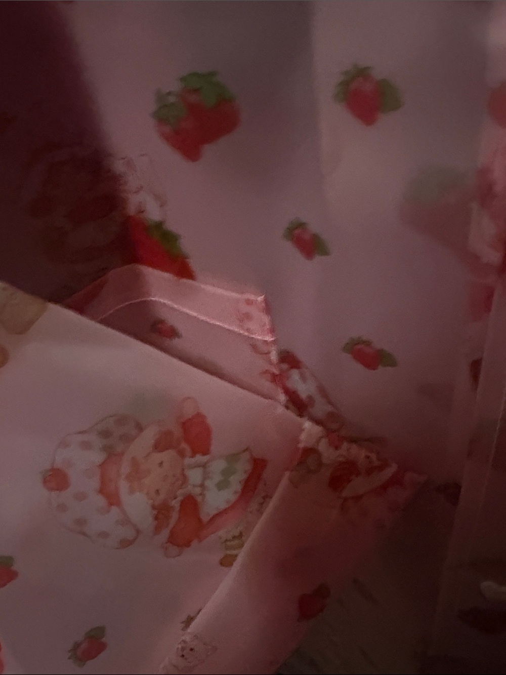 Pink Strawberry Print Raincoat Jacket - Women's - Picture 5 of 8